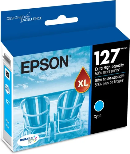 Miniatura 6 de EPSON 127 DURABrite Ultra Tinta Negra Cartucho para NX-530, NX-625, WF-3520, WF-3530, WF-3540, WF-545, WF-60, WF-630, WF-633, WF-635, WF-645