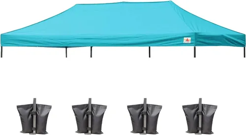 Miniatura 49 de ABCCANOPY - Toldo de repuesto para carpa desplegable (10x10 pies, beige)