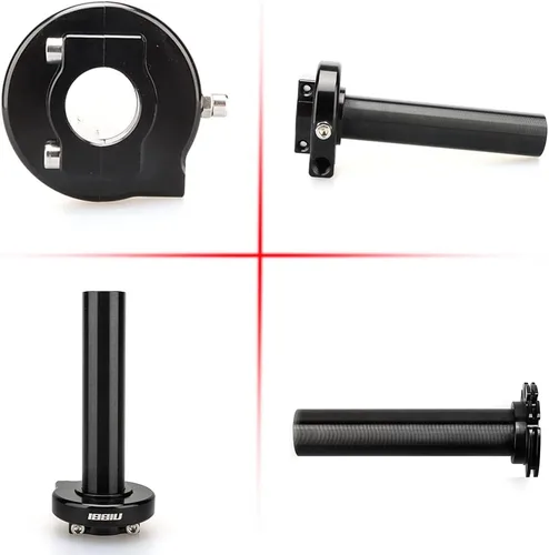 Miniatura 6 de NIBBI Conjunto de acelerador de motocicleta, control ligero de carrera corta de alta sensibilidad, manillar de acelerador giratorio para motocross
