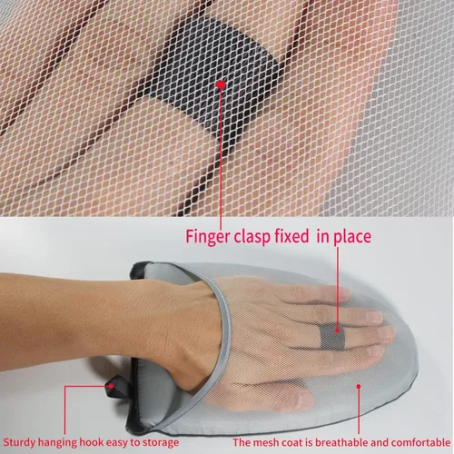 Miniatura 9 de Almohadilla de vapor sobre la puerta + guantes para soporte de vapor de mano para ropa, almohadilla de prensa de puerta para, alfombrilla de Guantes