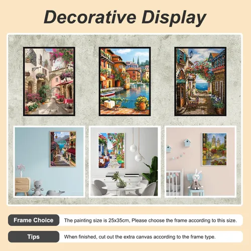 Miniatura 4 de Kits de pintura de diamante Stalente para adultos, paquete de 10 kits de arte de diamante 5D para principiantes, pintura de diamante redonda