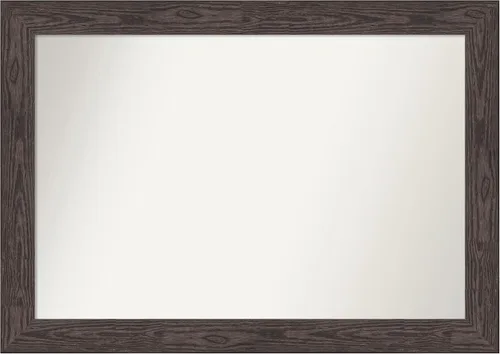 Miniatura 271 de Amanti Art Espejo personalizado, espejo de baño negro puente, espejo de pared o espejo de tocador de baño sobre el fregadero (26 x 26 pulgadas)