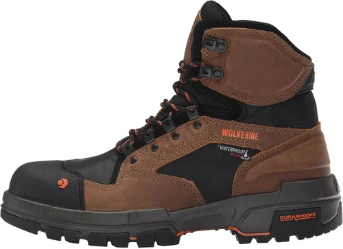 Miniatura 8 de Wolverine Legend zapatos de trabajo impermeables con puntera de composite 6pulgadas para hombre