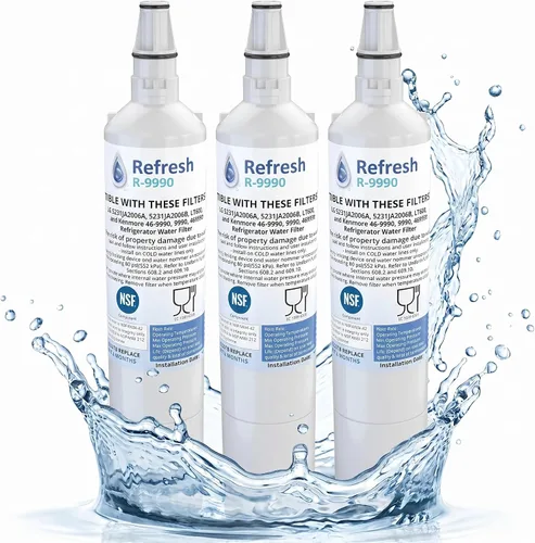 Miniatura 6 de Refresh Plus R-9990 Reemplazo para LG 5231JA2006A, 5231JA2006B, LT600, LT600P también se adapta a Kenmore 46-9990, 9990, 469990 filtro de agua