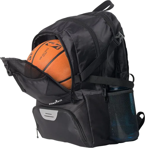 Miniatura 5 de Athletico National – Mochila de fútbol, baloncesto y fútbol americano, incluye soporte separado para balones y tacos