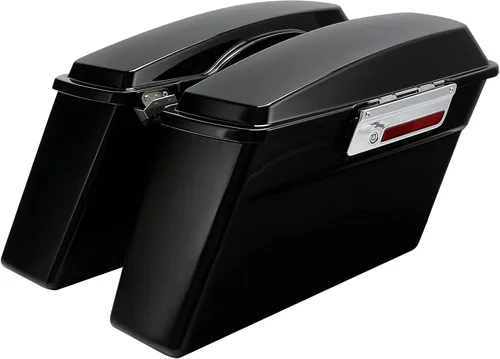 Miniatura 13 de SLMOTO Alforjas rígidas para Harley Electra Road King Glide 1994-2013 peltre Denim