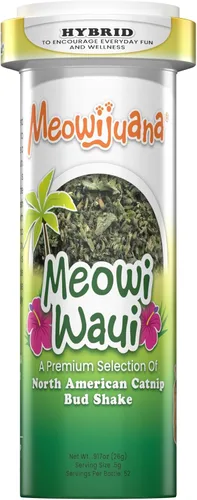 Miniatura 10 de Meowijuana Paquete de hierba gatera seca triturada prémium Purple Passion, Whisker Ticker, y Paw Natural Orgánica Alta potencia Juguetes