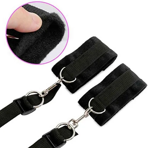 Miniatura 5 de Correas de sujeción para cama de tamaño Queen, restricciones de lazos sexis para parejas, kit de amarre sexual debajo del colchón para adultos