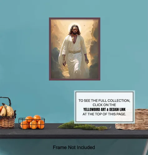 Miniatura 7 de Arte de pared de Jesús para afroamericanos, póster de Jesucristo, inspiración, arte de pared cristiano y decoración para mujeres negras, hombres