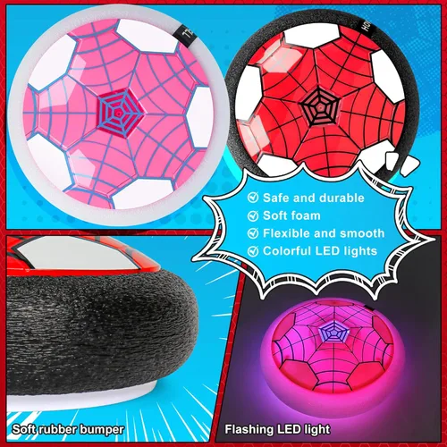 Miniatura 2 de Balón de Fútbol Flotante, Paquete de 2 - Juguetes de Fútbol de Interior para Niños, Juegos Deportivos Geniales para Niños y Niñas, Regalos