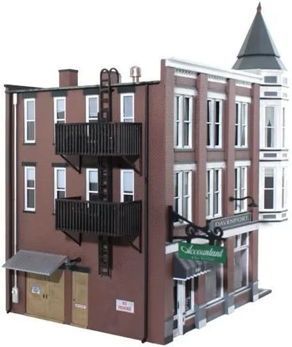 Miniatura 2 de Woodland Scenics BR5847 O Davenport Estructura de grandes almacenes construidos y listos