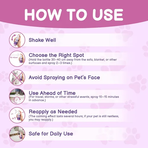 Miniatura 8 de Spray calmante de feromonas para gatos, espray calmante para gatos, reduce arañazos, peleas, orinar, marcar, aliviar la ansiedad y el estrés