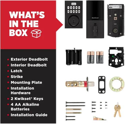 Miniatura 9 de Kwikset HomeConnect 620 Z-Wave Cerradura Inteligente con Teclado de Largo Alcance Habilitado, Entrada Conveniente sin Llave, Códigos de Usuario