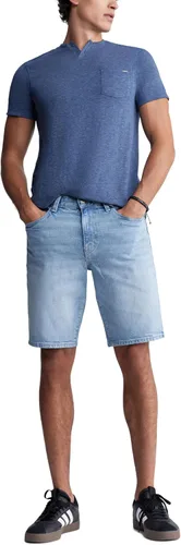 Miniatura 5 de Buffalo David Bitton Pantalones cortos de mezclilla rectos y relajados para hombre