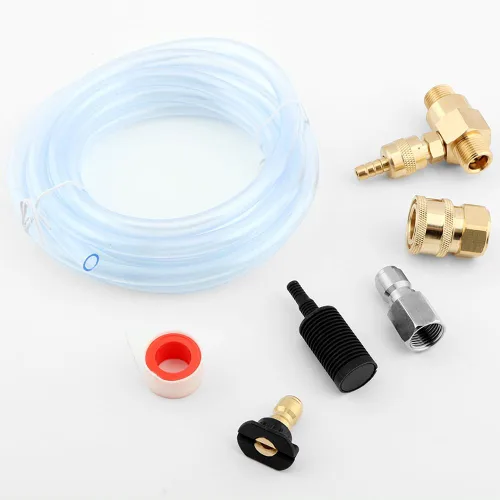 Miniatura 8 de Inyector aguas abajo para lavadora a presión, kit de jabón de lavadora eléctrica ajustable e inyector químico, conexión rápida de 3/8 pulgadas, 4500