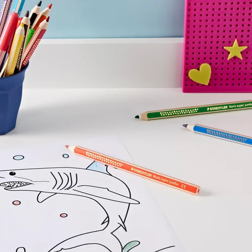 Miniatura 2 de Staedtler 129 NC12P1 - Lápiz de colores Noris Super Jumbo