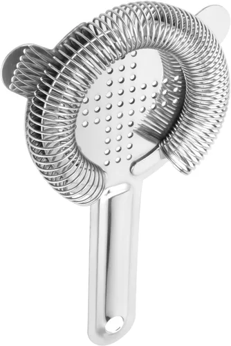 Miniatura 6 de HOZEON 8 coladores de cóctel de 6.5 pulgadas, herramienta de colador de barra de acero inoxidable, colador de camarero de 2 puntas para bar