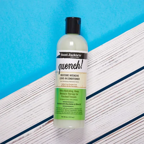 Miniatura 3 de Aunt Jackie's Rizos y Bobinas Acondicionador Hidratante Intensivo Sin Aclarado para Rizos, Bobinas y Ondas Naturales, Enriquecido con Manteca