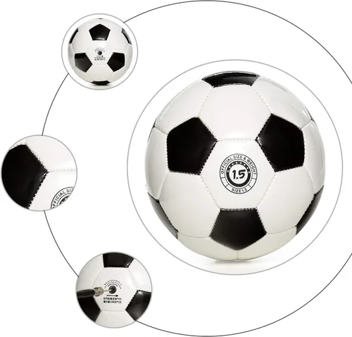 Miniatura 4 de Pelota de fútbol de entrenamiento de 6 pulgadas, tamaño pequeño, pelota de juguete deportiva suave para niños pequeños, regalo para niños
