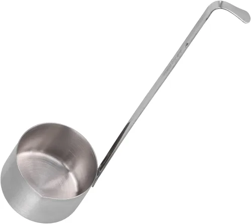Miniatura 10 de Alvinlite Cucharón de acero inoxidable para vino, cucharas medidoras para verter cerveza, cucharón colgante con gancho (16.91 onzas)
