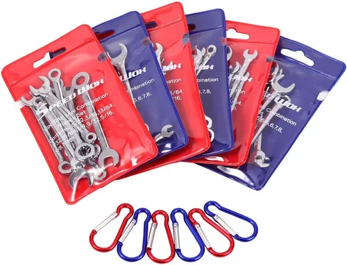Miniatura 13 de SPEEDWOX Juego Mini de Llaves de Doble Extremo Abierto Métricas 4mm-11mm 10 piezas Llave de Cabeza Angular Super Fina con Bolsa de Almacenamiento