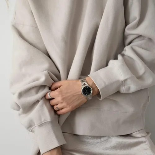 Miniatura 7 de Daniel Wellington Anillo de esmalte clásico Acero inoxidable oro rosa
