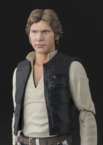 Miniatura 7 de De Bandai S.H. Figuarts: Han Solo de Star Wars (Una nueva esperanza), aproximadamente 6 pulgadas