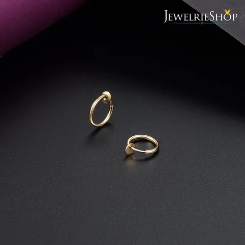 Miniatura 6 de JewelrieShop Retractable Earrings Fake Hoop Fake Nose Ring Non Pierced Earrings Fake Cartilage Piercing Clip On Nose Ring Septum Ring for Women