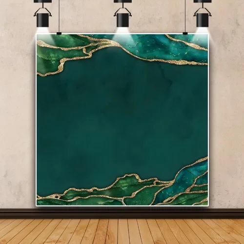 Miniatura 28 de Telón de fondo de fotografía con textura de mármol negro dorado de 5 x 4 pies, arte abstracto, fondo de fondo dorado de arena movediza líquida