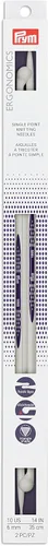 Miniatura 9 de Prym Ergonomics - Aguja de tejer de un solo punto de 14 pulgadas, tamaño 2 (paquete de 2)