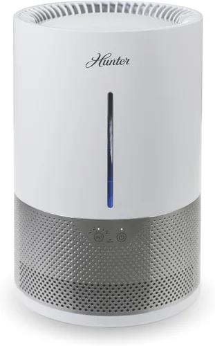 HHE150 Hunter Aspire 4.8L Humidificador evaporativo con filtro PermaWick (4.8L) - Elimina contaminantes y polvo blanco para niebla y aire limpios -