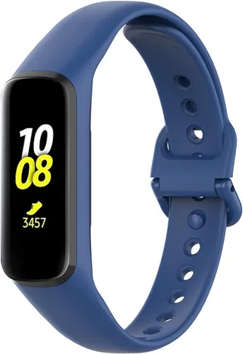 Miniatura 4 de Compatible con Samsung Galaxy Fit2 SM-R220 Bandas para mujeres y hombres, correas de repuesto de silicona deportivas ajustables para Samsung Galaxy