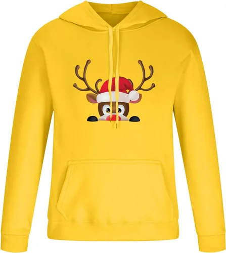 Miniatura 3 de Christmas Reindeer Graphic Printed 2 Piece Tracksuits for Men Oversized Long Sleeve Holiday Outfit with Sweatpants