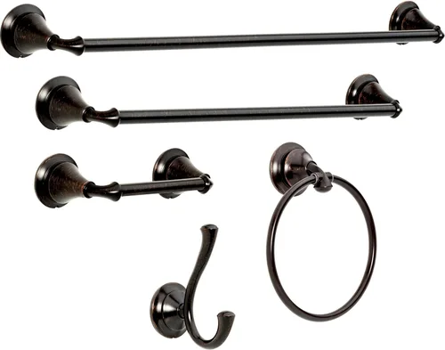 Miniatura 3 de Accesorios de baño Delta Faucet Linden, toallero. Bronce veneciano