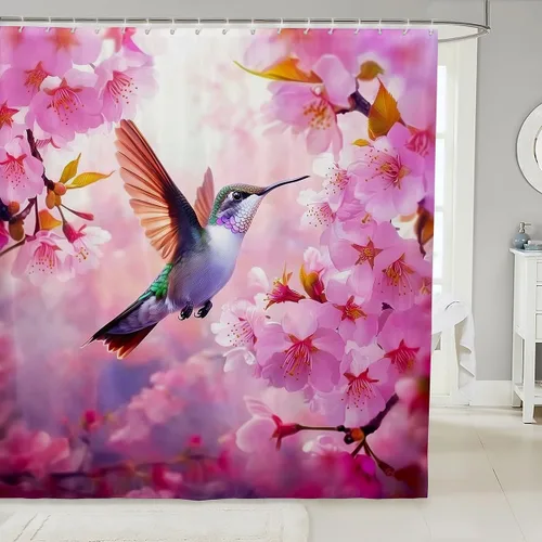 Miniatura 34 de Butterfly Shower Curtain Bohemian Bathroom Shower Curtain Set for Kids Adult Sun Moon Bath Curtain Yellow Butterfly Waterproof Curtains Room Decor