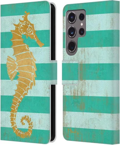 Miniatura 15 de Head Case Designs Funda de piel con licencia oficial de Paul Brent Agate Mermaid Coastal para Samsung Galaxy S24 Ultra 5G
