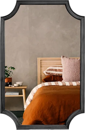 Miniatura 41 de WallBeyond Espejo de longitud completa para montar en la pared, 65 x 22 pulgadas, espejo de suelo con marco de madera rústica, espejo grande