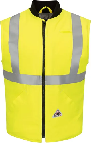 Bulwark FR mens Fr Hi-visibility Insulated Vest