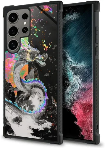Miniatura 353 de CARLOCA Funda compatible con Samsung Galaxy S22 Ultra, diseño gráfico de Star Howling Wolfs Samsung Galaxy S22 Ultra, diseño gráfico, a prueba