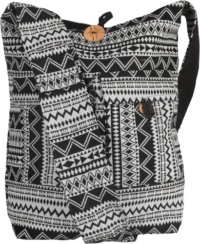 Miniatura 2 de Tribe Azure - Bolso bandolera grande tipo hobo para el hombro, con compartimento, bolsillos funcionales, cremallera, viajes, mercado, manta