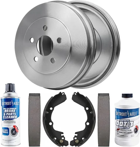 Miniatura 25 de Detroit Axle - Kit de freno trasero para Ford Explorer 2020-2025 2024-2025 Rotores de freno de disco Mustang Pastillas de freno de cerámica