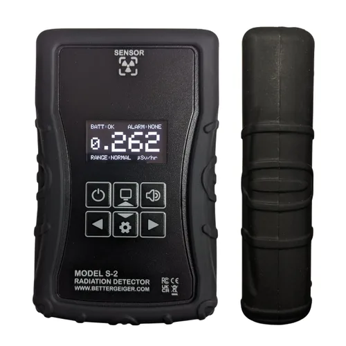Miniatura 2 de Contador Geiger de Alto Rango Modelo Better Geiger S-2 Detector de Radiación Nuclear y Dosímetro para Monitoreo de Rayos X/Gamma (Solo Detector)
