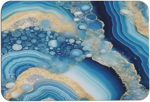 Miniatura 14 de Alfombra de baño Beach Seashell Coastal Florida, absorbente de agua y antideslizante, con temática oceánica, tapete de baño antideslizante para sala