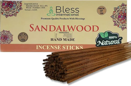 Miniatura 64 de Bless International varillas de incienso 100 % natural hechas a mano, sumergidas a mano, el mejor aroma Incienso y mirra