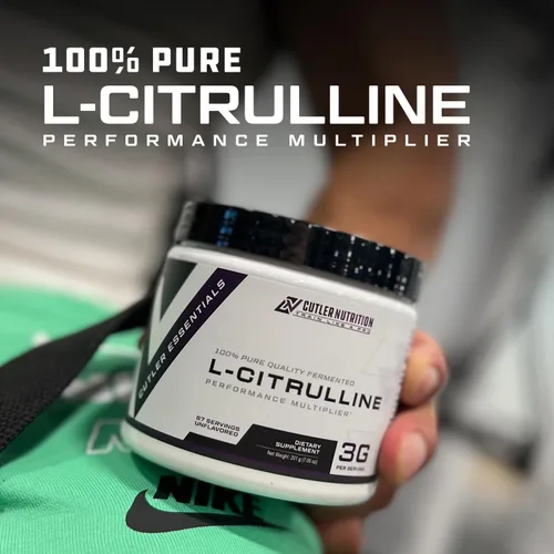 Miniatura 4 de Cutler Nutrition Jay Essentials - Polvo de L-citrulina 100% puro, sin sabor, 0.11 onzas por porción, soporta resistencia y bombas (67 porciones)