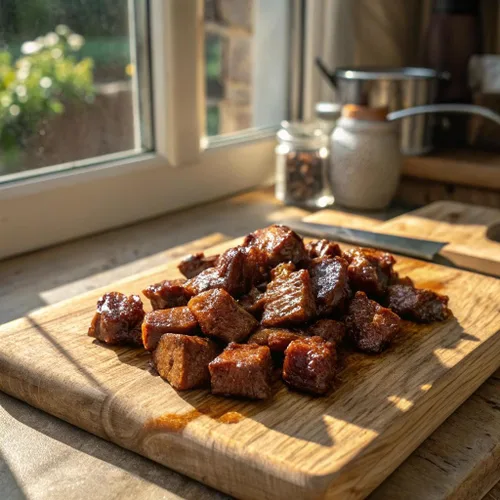Miniatura 3 de Jack Link's Bocaditos Tiernos de Carne de Res, Teriyaki, Bolsa de Media Libra - Aperitivos de Proteína de Carne Sabrosos para Almuerzos, 10g