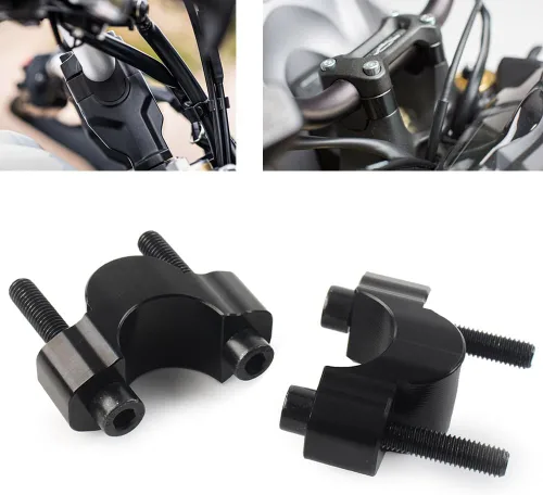 Miniatura 4 de Abrazaderas de montaje del elevador del manillar de la motocicleta Adaptador de extensión de bicicleta para Yamaha Tenere 700 XT700Z XTZ 700