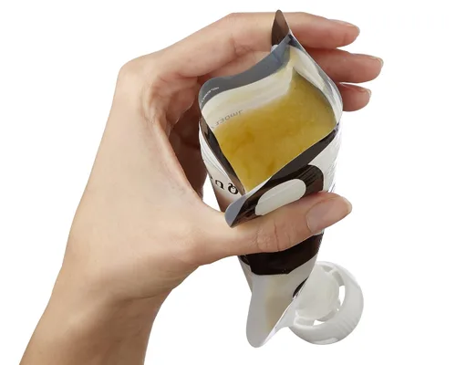 Miniatura 3 de Bolsas de almacenamiento de alimentos reutilizables Squooshi para bebés y niños pequeños Plástico libre de BPA, apto para alimentos, apto