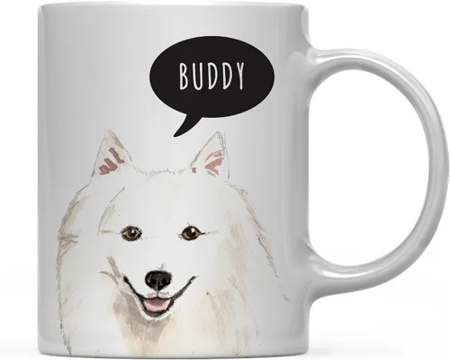 Miniatura 76 de Andaz Press Taza de café personalizada de 11 onzas para perro, Shih Tzu Shorter Haired Up Close, paquete de 1 Shih Tzu pelo más corto personalizado