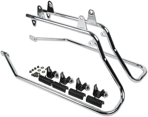 Miniatura 8 de TCT-MOTORPARTS Juego de soportes de conversión para bolsa de sillín resistente para Harley Softail modelos 1984-2017 Fatboy FLSTF EFI FLSTFI Bad Boy